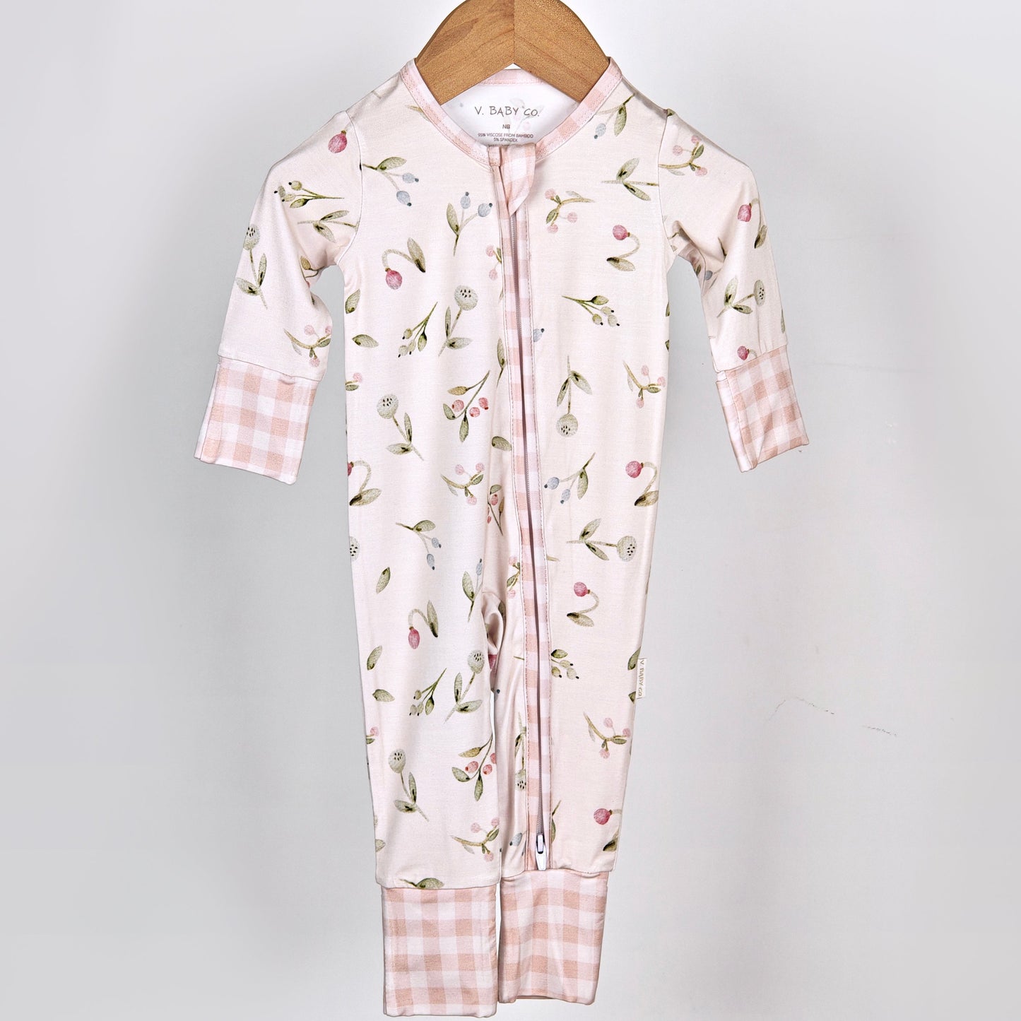 Penelope’s Garden - Convertible Bamboo Onesie Sleeper