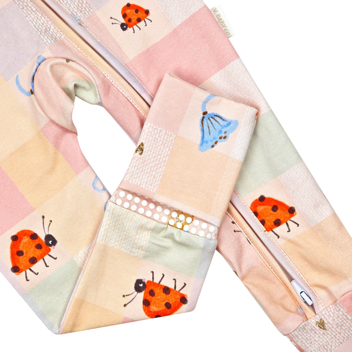 Little Lady Print – Organic Cotton Convertible Onesie