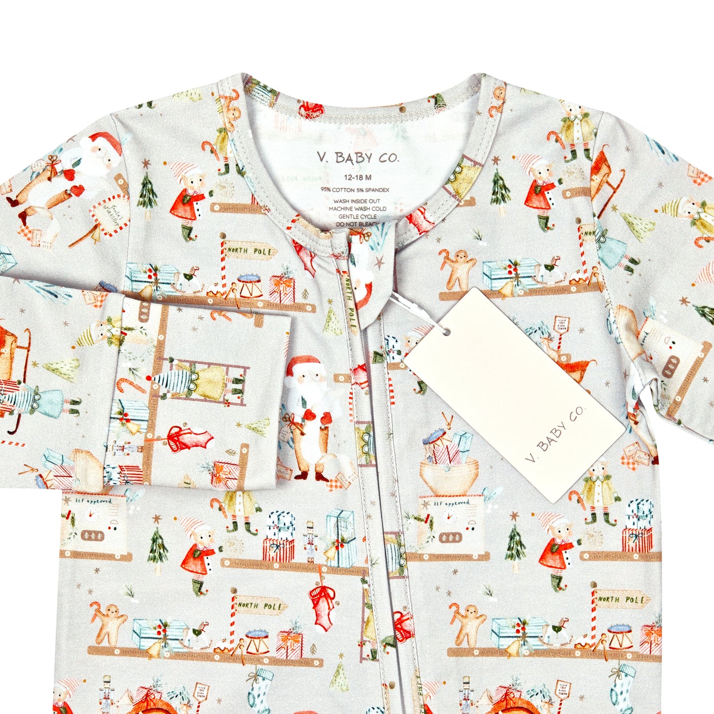 Santa’s Little Helpers Collection - Onesie Organic Cotton Jersey
