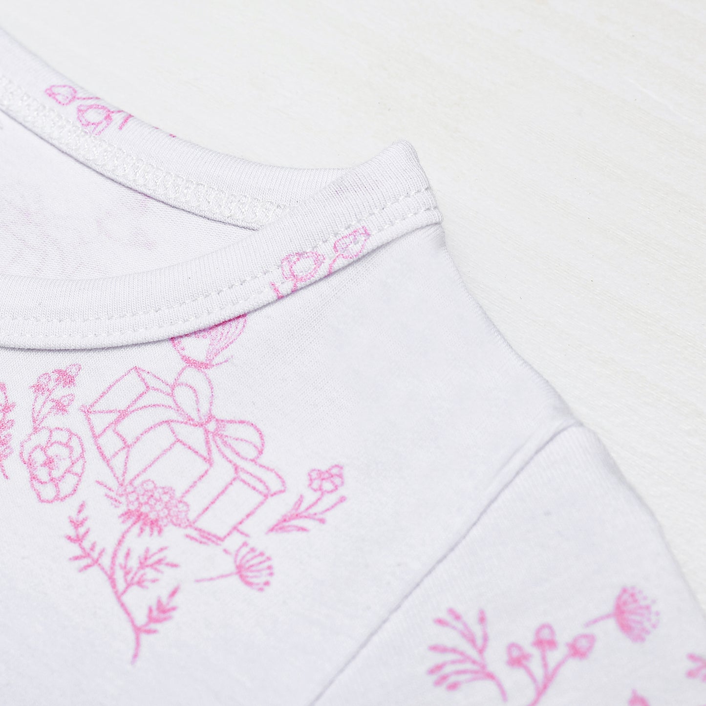 Limited Edition Pink Toile Print 2 Piece Pajamas & Blanket Bundle