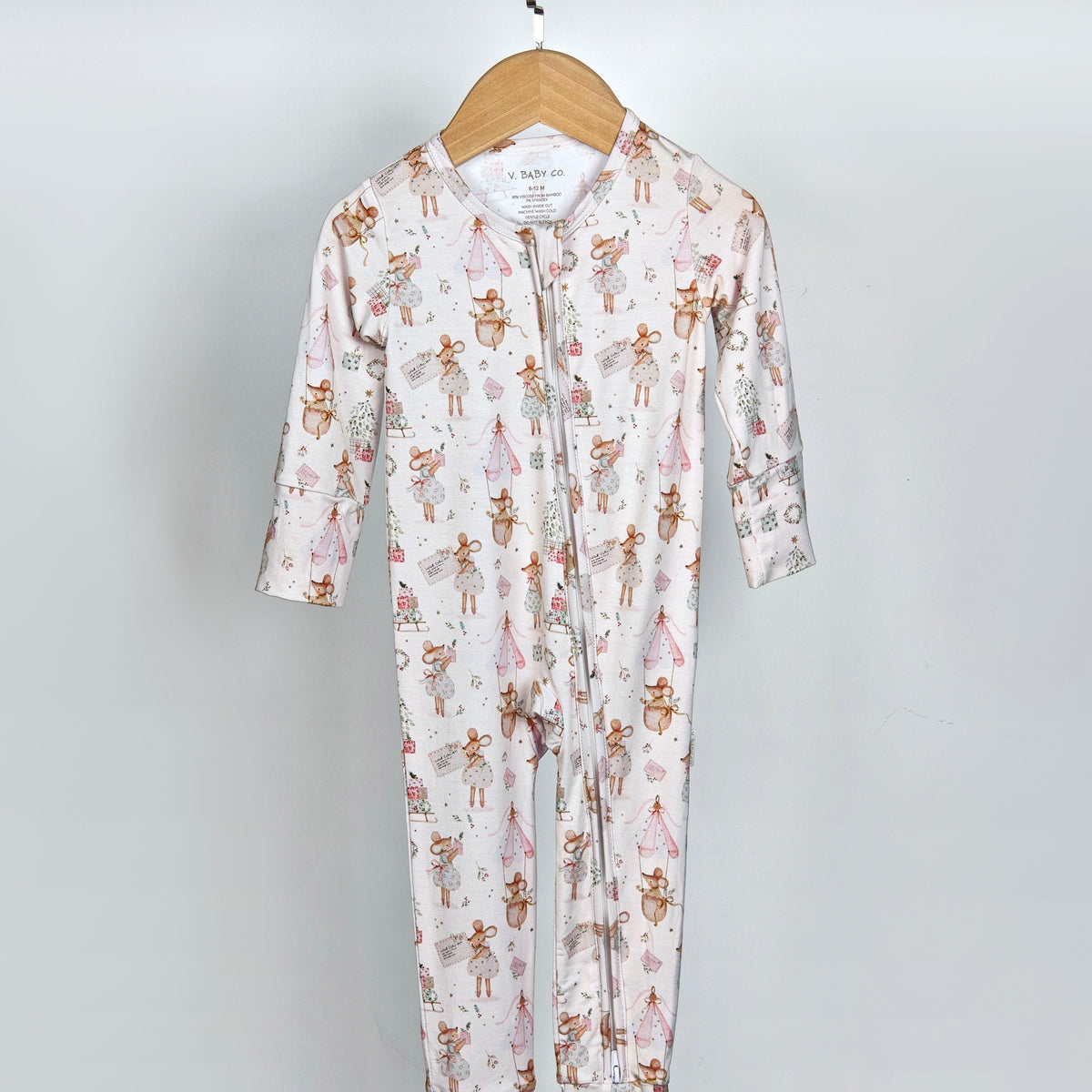 Penelope the Nutcracker Mouse Bamboo Onesie
