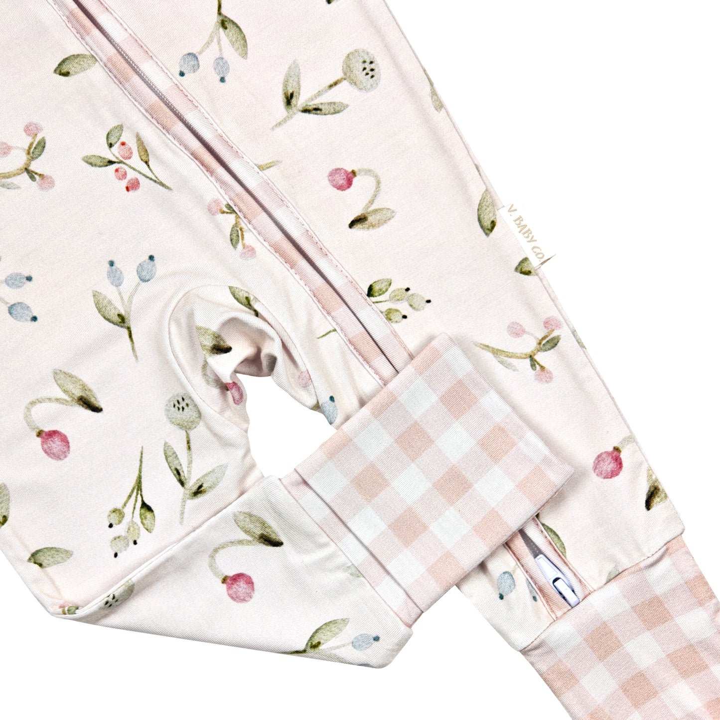 Penelope’s Garden - Convertible Bamboo Onesie Sleeper
