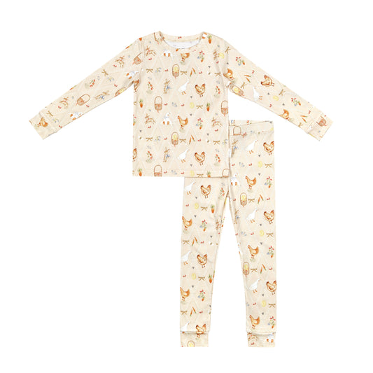 Sunday Meadow Organic Cotton Two Piece Pajama - Pre Order