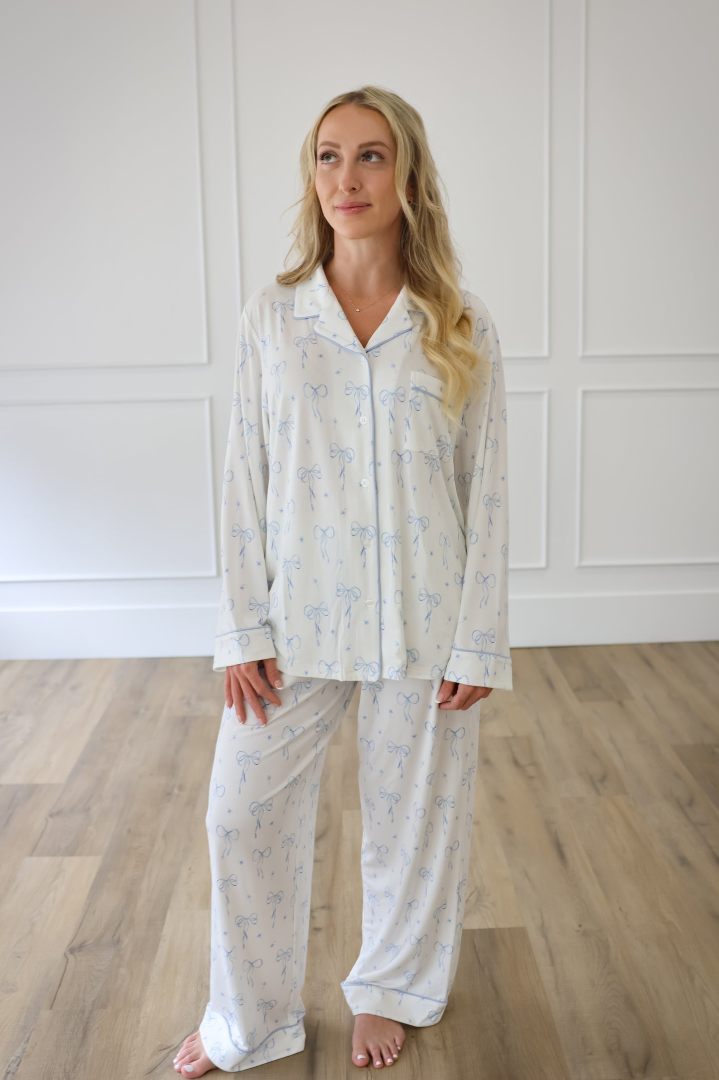 Something Blue Women’s Modal Pajama Loungewear Set