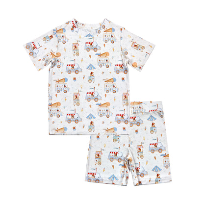 Get Your Ice Cream Bamboo Short Set