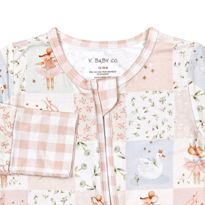 Penelope the Mouse - Convertible Bamboo onesie sleeper