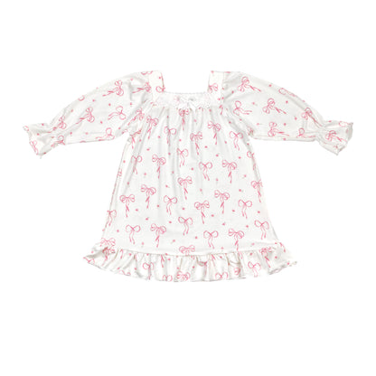 Pretty in Pink Bamboo Toddler Nightgown