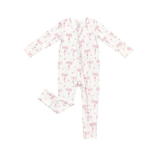Pretty in Pink Bamboo Convertible Onesie