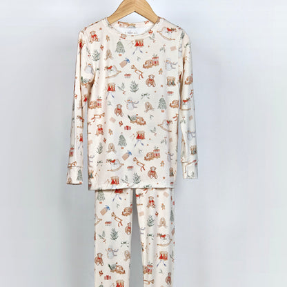 Christmas Toyland Bamboo Two-Piece Pajama Set