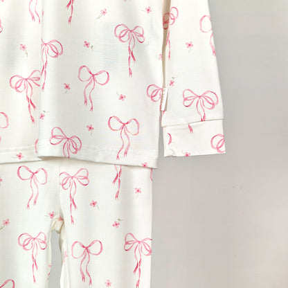 Pretty in Pink Bamboo Two-Piece Set