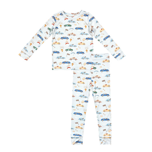Little Champ Print – Bamboo Two-Piece Set
