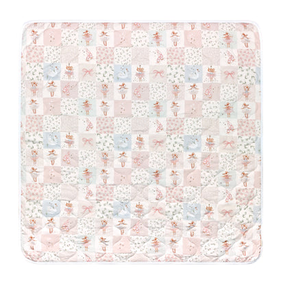 Penelope the Mouse Collection – Reversible Bamboo Quilted Blanket
