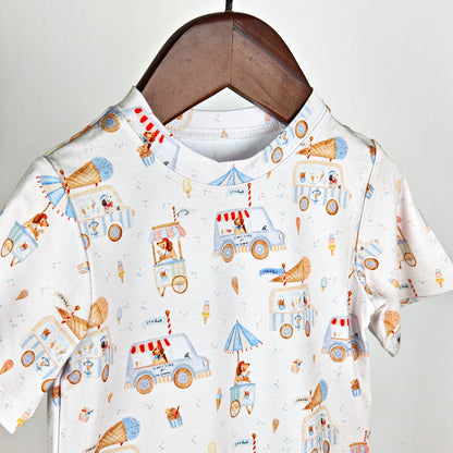 Get Your Ice Cream Bamboo Short Set