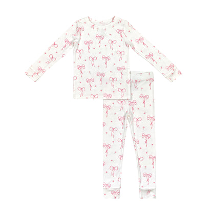 Pretty in Pink Bamboo Two-Piece Set