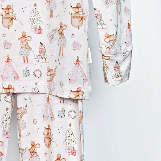 Penelope The Nutcracker Mouse two-piece pajama set