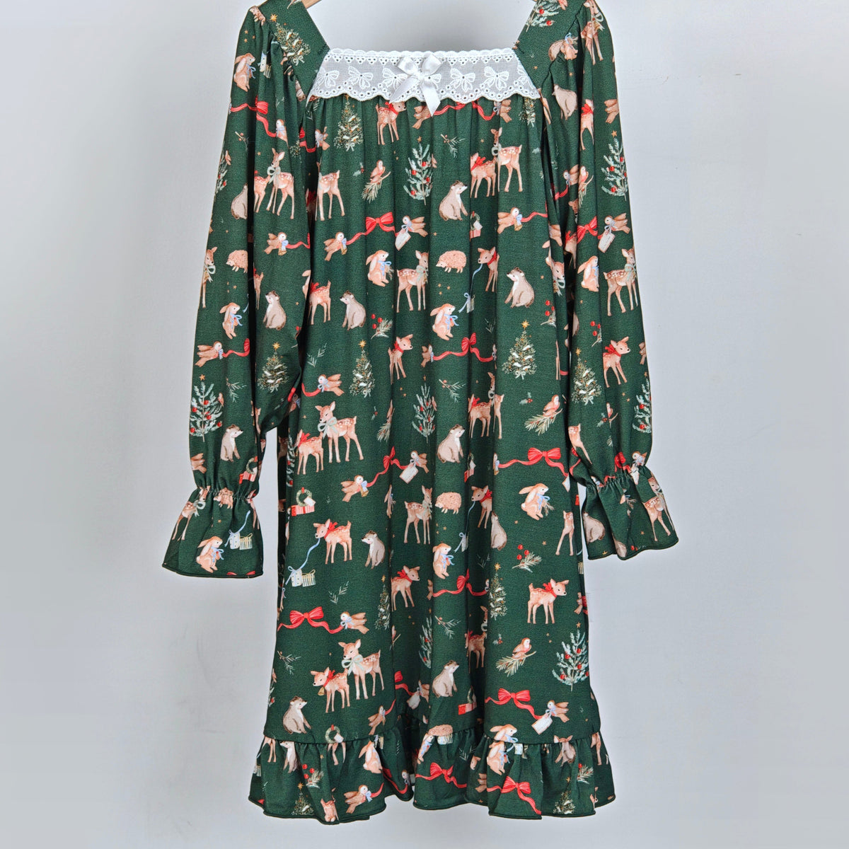 Woodland Friends Holiday Toddler Dress