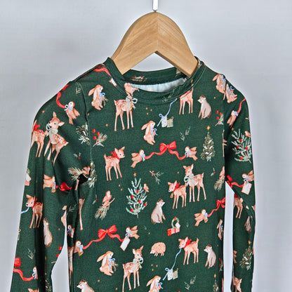 Woodland Friends Two-Piece Bamboo Pajama Set
