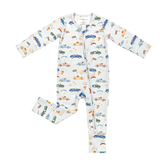 Little Champ Print – Bamboo Convertible Onesie