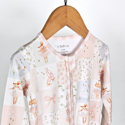 Penelope the Mouse - Convertible Bamboo onesie sleeper
