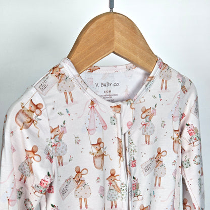 Penelope the Nutcracker Mouse Bamboo Onesie