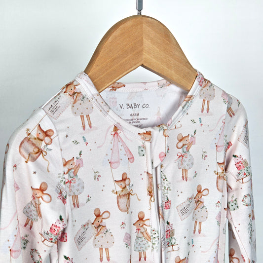 Penelope the Nutcracker Mouse Bamboo Onesie