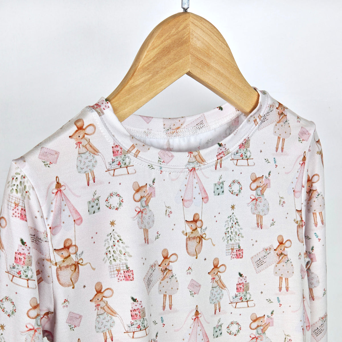 Penelope The Nutcracker Mouse two-piece pajama set