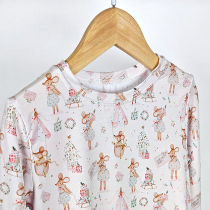 Penelope The Nutcracker Mouse two-piece pajama set