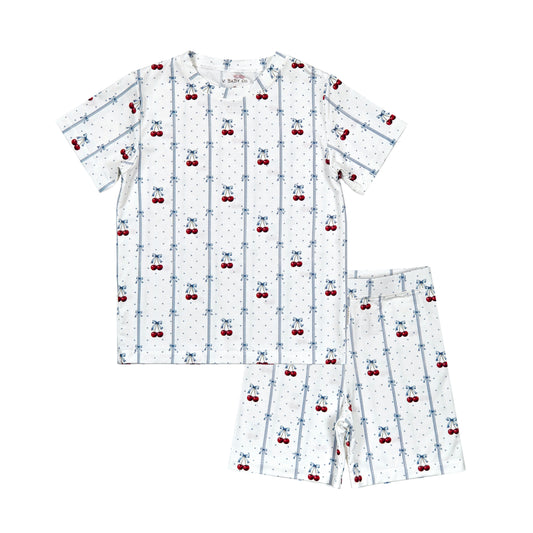 Summer Cottage Bamboo Two-Piece Short Pajama Set