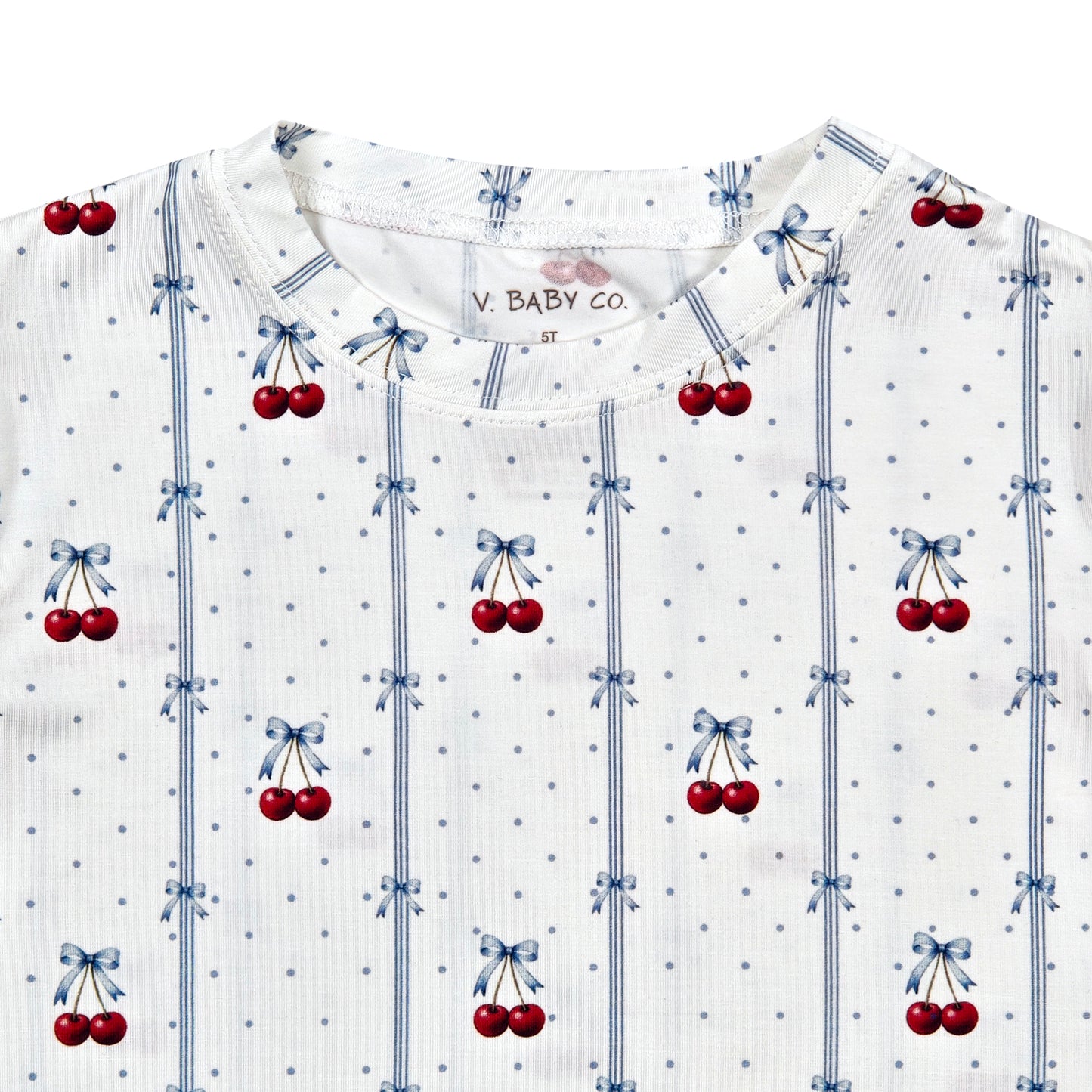 Summer Cottage Bamboo Two-Piece Short Pajama Set