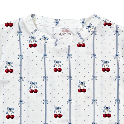 Summer Cottage Bamboo Two-Piece Short Pajama Set