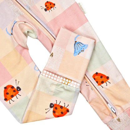 Little Lady Print – Organic Cotton Convertible Onesie