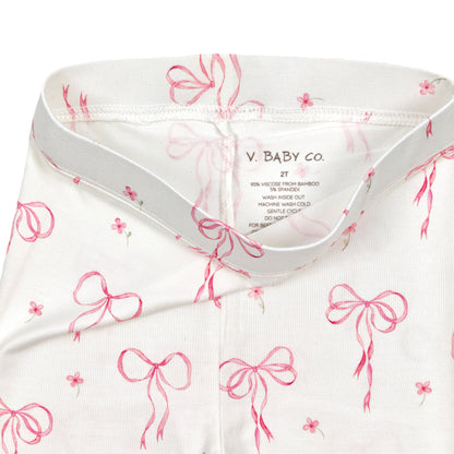 Pretty in Pink Bamboo Two-Piece Set