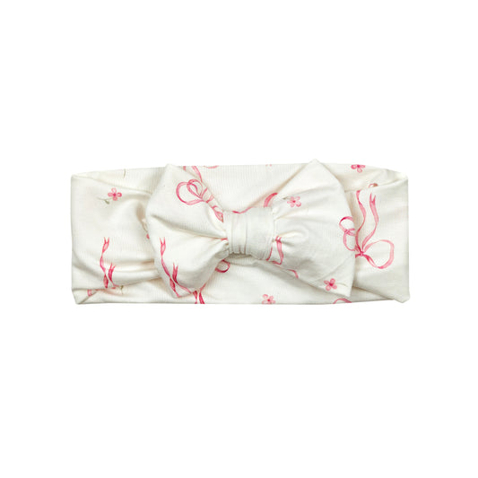 Pretty in Pink Bamboo Head Bow