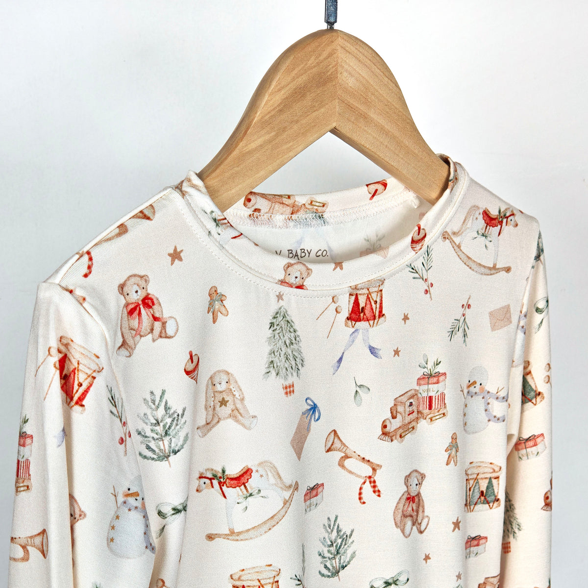 Christmas Toyland Bamboo Two-Piece Pajama Set