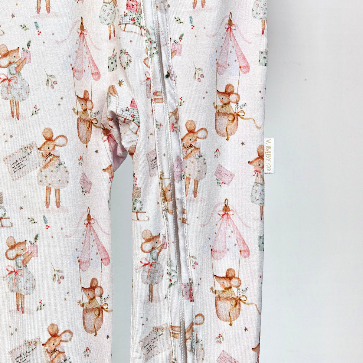 Penelope the Nutcracker Mouse Bamboo Onesie