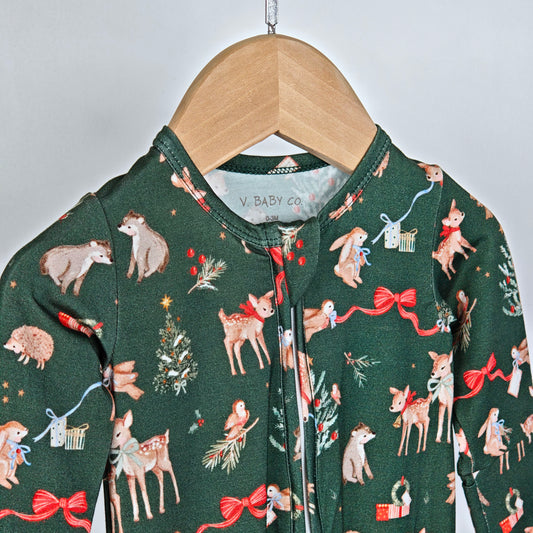 Woodland Friends Bamboo Onesie