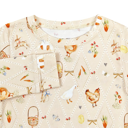 Sunday Meadow Organic Cotton Two Piece Pajama
