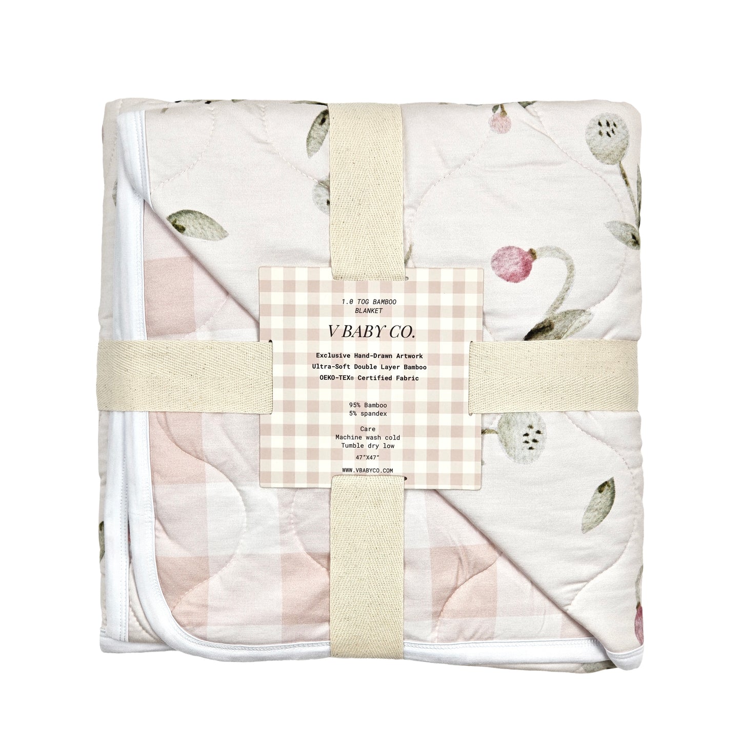 Penelope’s Garden - reversible Bamboo quilted blanket