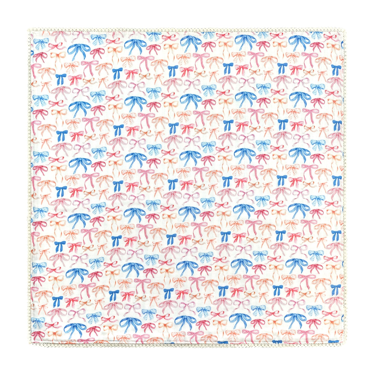 Bow Avenue Collection – 6 Layer Organic Cotton Gauze Reversible Blanket
