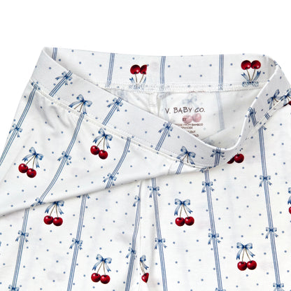 Summer Cottage Bamboo Two-Piece Short Pajama Set