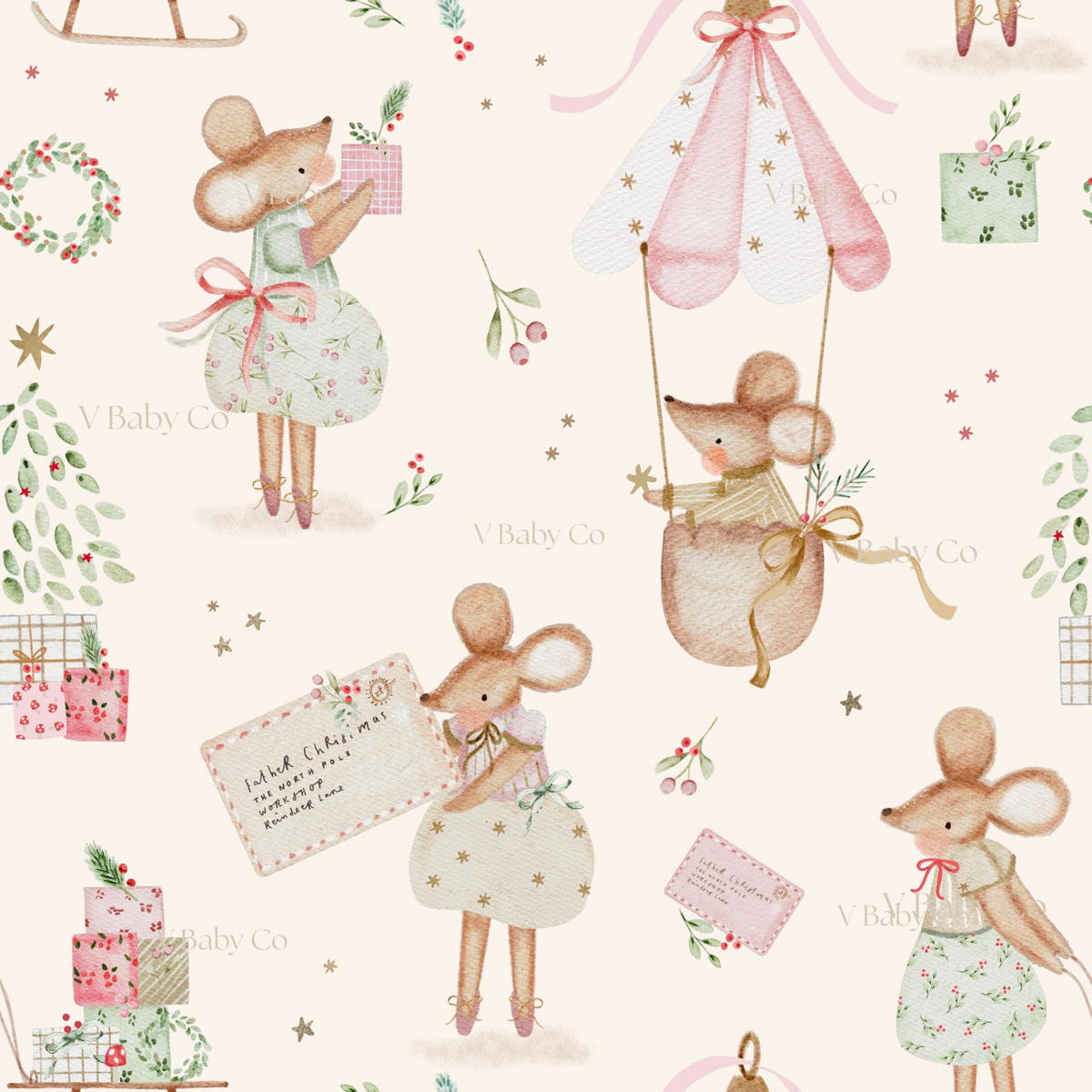 Penelope the Nutcracker Mouse toddler dress