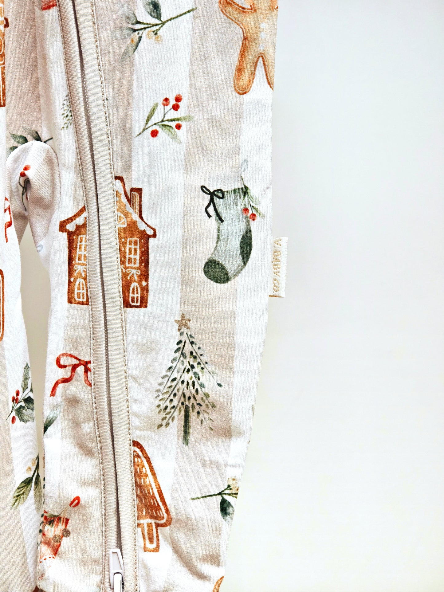 Gingerbread Lane Onesie Organic Cotton Jersey