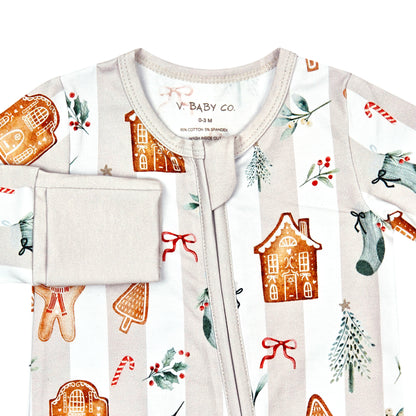 Gingerbread Lane Onesie Organic Cotton Jersey