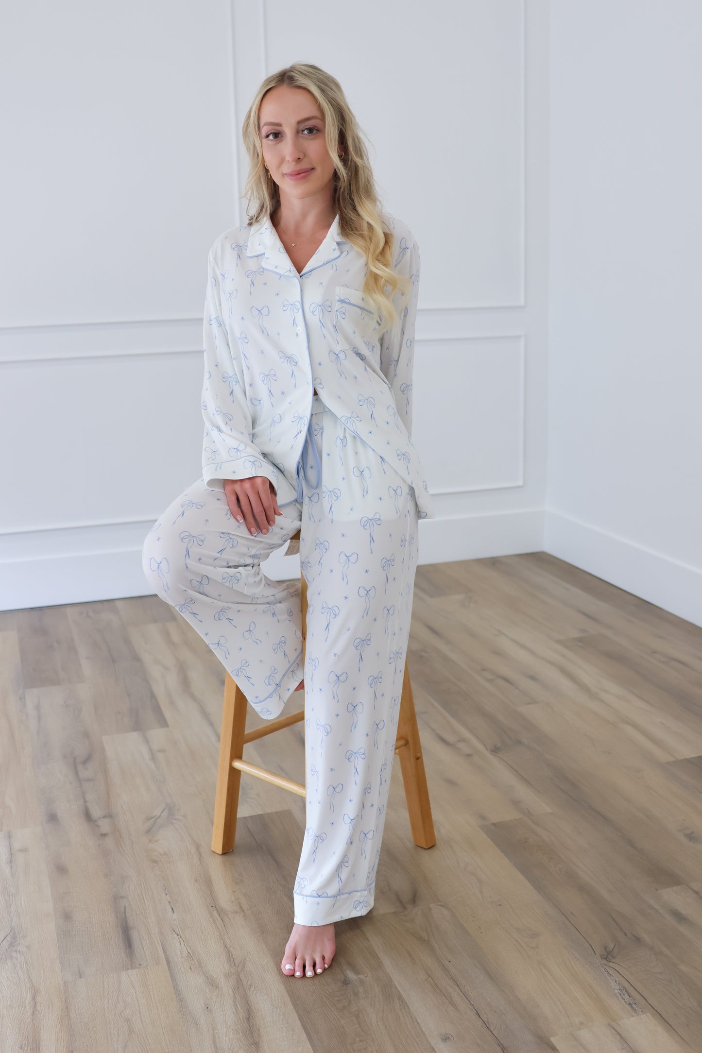 Something Blue Women’s Modal Pajama Loungewear Set